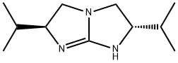 1H-IMidazo[1,2-a]iMidazole,2,3,5,6-tetrahydro-2,6-bis(1-Methylethyl)-, (2S,6S)- Struktur