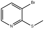 3-Bromo-2-(methylthio)pyridine Struktur