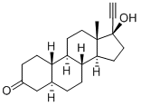 5 alpha-dihydronorethindrone Struktur