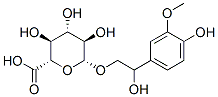 (2S,3S,4S,5R,6R)-3,4,5-trihydroxy-6-[2-hydroxy-2-(4-hydroxy-3-methoxy-phenyl)ethoxy]oxane-2-carboxylic acid Struktur