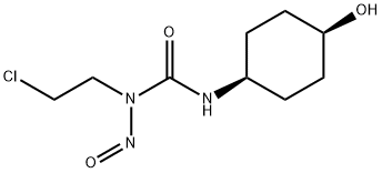 1-(2-chloroethyl)-3-(4-hydroxycyclohexyl)-1-nitroso-urea Struktur