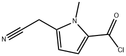 1H-Pyrrole-2-carbonyl chloride, 5-(cyanomethyl)-1-methyl- (9CI) Struktur