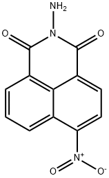 2-AMINO-6-NITRO-BENZO[DE]ISOQUINOLINE-1,3-DIONE Struktur