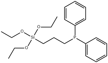 DIPHENYL[3-(TRIETHOXYSILYL)PROPYL]PHOSPHINE Struktur