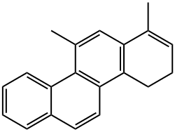 3,4-Dihydro-1,11-dimethylchrysene Struktur