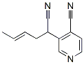 3-Pyridineacetonitrile,  -alpha--2-butenyl-4-cyano-  (9CI) Struktur