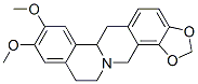 5,6,8,13-Tetrahydro-2,3-dimethoxy-9,10-(methylenedioxy)-13aH-dibenzo[a,g]quinolizine Struktur