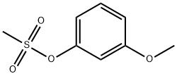 メタンスルホン酸3-メトキシフェニル 化學(xué)構(gòu)造式