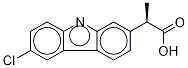 (R)-α-Methyl-6-chloro-9H-carbazole-2-acetic acid Structure