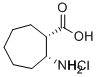 (1S,2R)-(+)-2-AMINOCYCLOHEPTANECARBOXYLIC ACID HYDROCHLORIDE Struktur