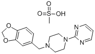 1-(3 4-METHYLENEDIOXYBENZYL)-4-(2- Struktur