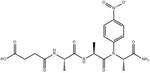 SUC-ALA-ALA-ALA-PNA Struktur