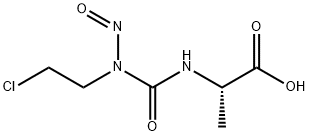 N-(2-chloroethyl)-1-nitrosocarbamoylalanine Struktur