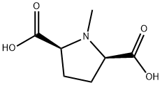 2,5-Pyrrolidinedicarboxylicacid,1-methyl-,cis-(9CI) Struktur