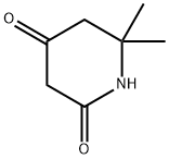 6,6-diMethylpiperidine-2,4-dione Struktur