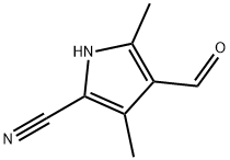 1H-Pyrrole-2-carbonitrile, 4-formyl-3,5-dimethyl- (9CI) Struktur