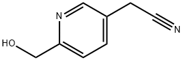 3-Pyridineacetonitrile, 6-(hydroxymethyl)- (9CI) Struktur