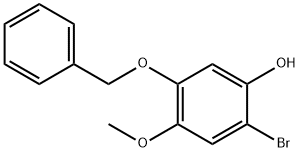 5-(BENZYLOXY)-2-BROMO-4-METHOXYPHENOL Struktur