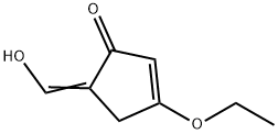 2-Cyclopenten-1-one, 3-ethoxy-5-(hydroxymethylene)- (9CI) Struktur