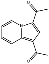 1-(1-ACETYL-INDOLIZIN-3-YL)-ETHANONE Struktur