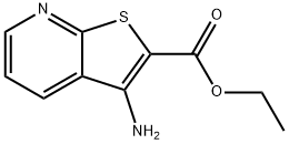 3-氨基噻吩并[2,3-B]吡啶-2-甲酸乙酯, 52505-46-1, 結(jié)構(gòu)式