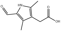 (5-FORMYL-2,4-DIMETHYL-1H-PYRROL-3-YL)-ACETIC ACID Struktur