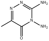 3,4-DIAMINO-6-METHYL-1,2,4-TRIAZIN-5(4H)-ONE Struktur