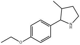 Pyrrolidine, 2-(4-ethoxyphenyl)-3-methyl- (9CI) Struktur