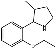 Pyrrolidine, 2-(2-ethoxyphenyl)-3-methyl- (9CI) Struktur