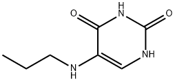 5-propylamino-1H-pyrimidine-2,4-dione Struktur