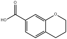 3,4-DIHYDRO-2H-1-BENZOPYRAN-7-CARBOXYLIC ACID Struktur