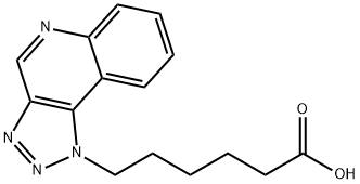 1H-1,2,3-Triazolo[4,5-c]quinoline-1-hexanoic acid Struktur