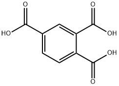 1,2,4-Benzenetricarboxylic acid Structure