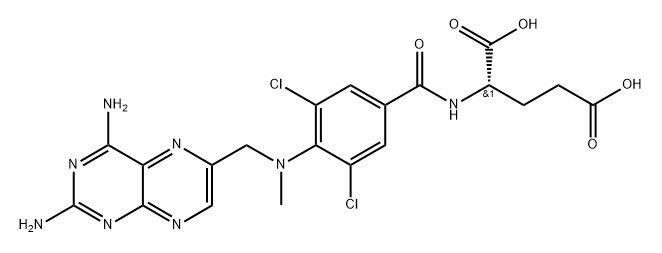 Dichloromethotrexate Structure