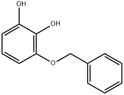 3-(benzyloxy)benzene-1,2-diol Struktur