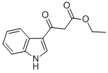 3-(1H-INDOL-3-YL)-3-OXO-PROPIONIC ACID ETHYL ESTER Struktur