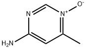 4-Pyrimidinamine, 6-methyl-, 1-oxide (9CI) Struktur