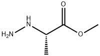 Propanoic acid, 2-hydrazino-, methyl ester, (2S)- (9CI) Struktur