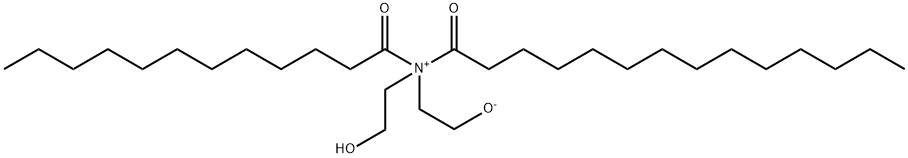 (2-hydroxyethyl)lauroylmyristoyl(2-oxidoethyl)ammonium Struktur