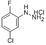 5-Chloro-2-fluorophenylhydrazine hydrochloride Struktur