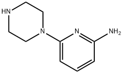 2-Pyridinamine,6-(1-piperazinyl)-(9CI) Struktur