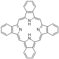 TETRABENZOPORPHINE Struktur