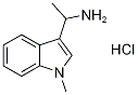 1-(1-methyl-1H-indol-3-yl)ethanamine(SALTDATA: HCl) Struktur