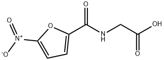 (5-NITRO-2-FUROYL)AMINO]ACETIC ACID Struktur