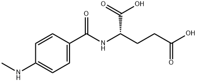 N-(4-(METHYLAMINO)BENZOYL)-L-GLUTAMIC ACID Struktur