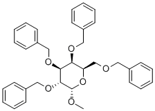 Methyl 2,3,4,6-Tetra-O-benzyl-a-D-galactopyranoside Struktur