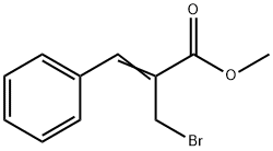 2-Propenoic acid, 2-(bromomethyl)-3-phenyl-, methyl ester Struktur