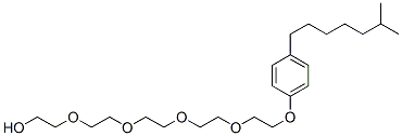 14-(p-isooctylphenoxy)-3,6,9,12-tetraoxatetradecan-1-ol Struktur