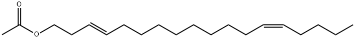 E,Z-3,13-OCTADECADIENYLACETATE Struktur