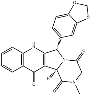 (6S,12bR)-6-(1,3-Benzodioxol-5-yl)-2,3,7,12b-tetrahydro-2-Methyl-pyrazino[1',2':1,5]pyrrolo[3,4-b]quinoline-1,4,12(6H)-trione